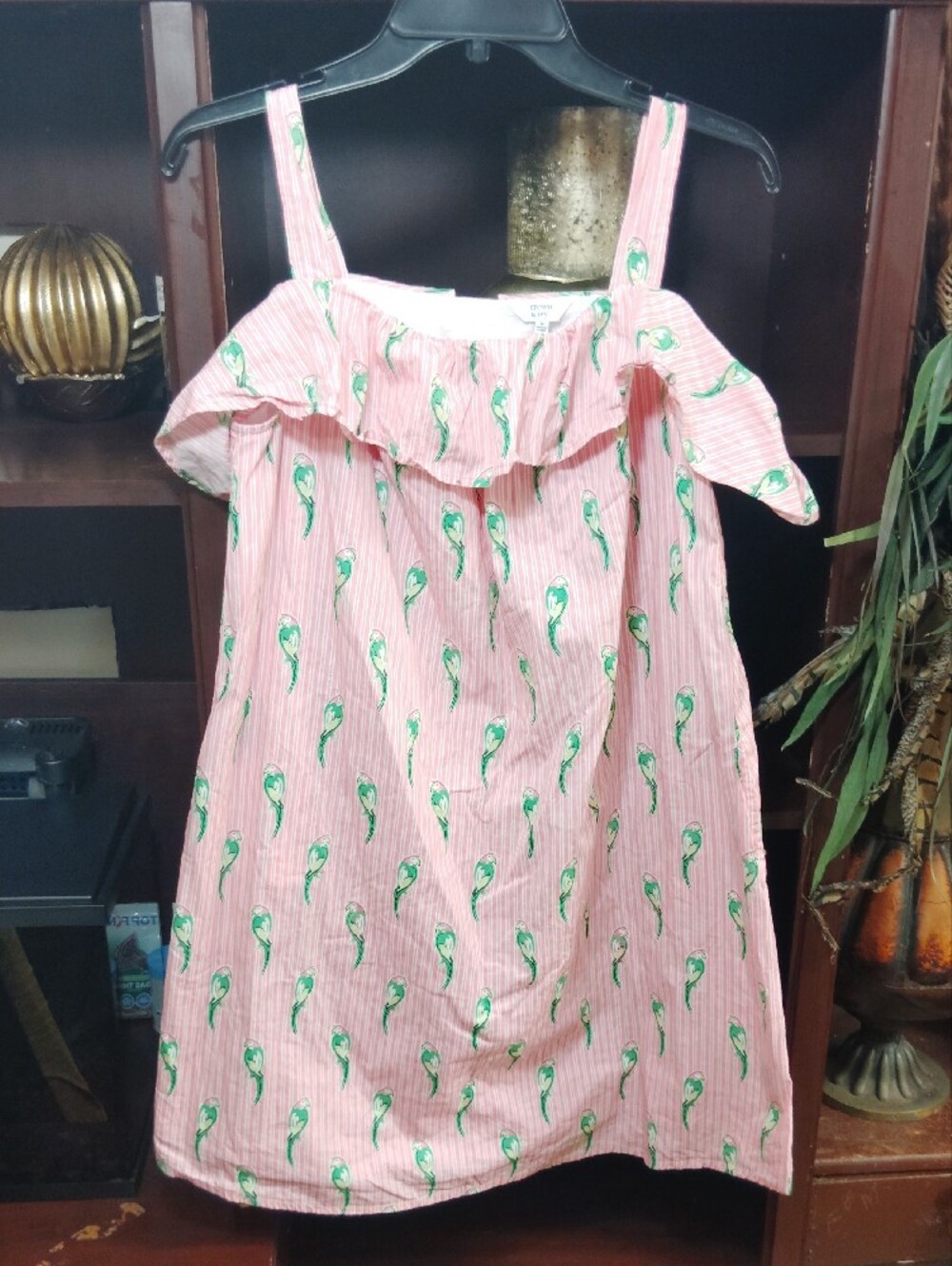 crown & ivy Pink Parrot Print Ruffle Sundress - Picture 2 of 8